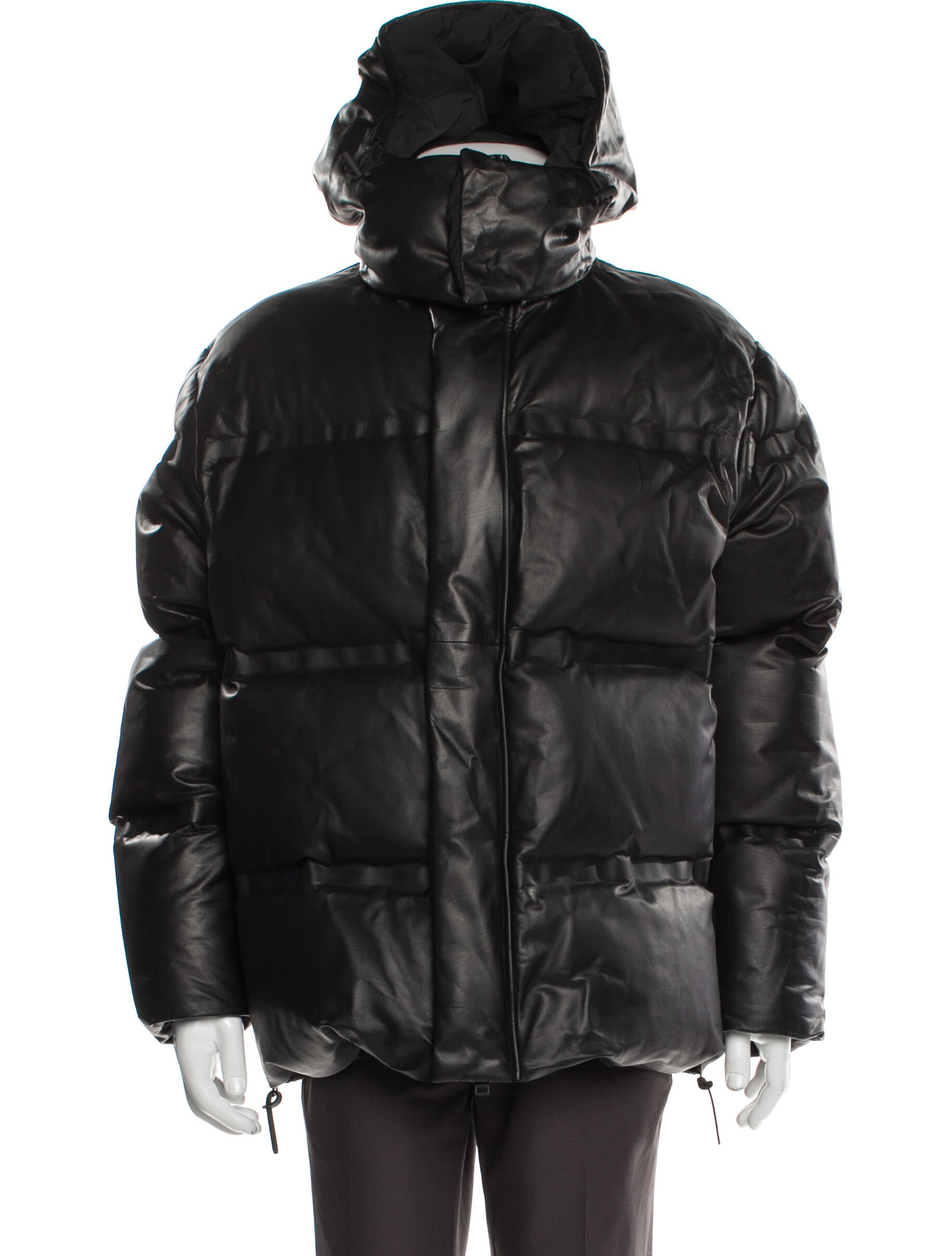 Bottega Veneta Calf Leather Puffer Coat w/ Tags