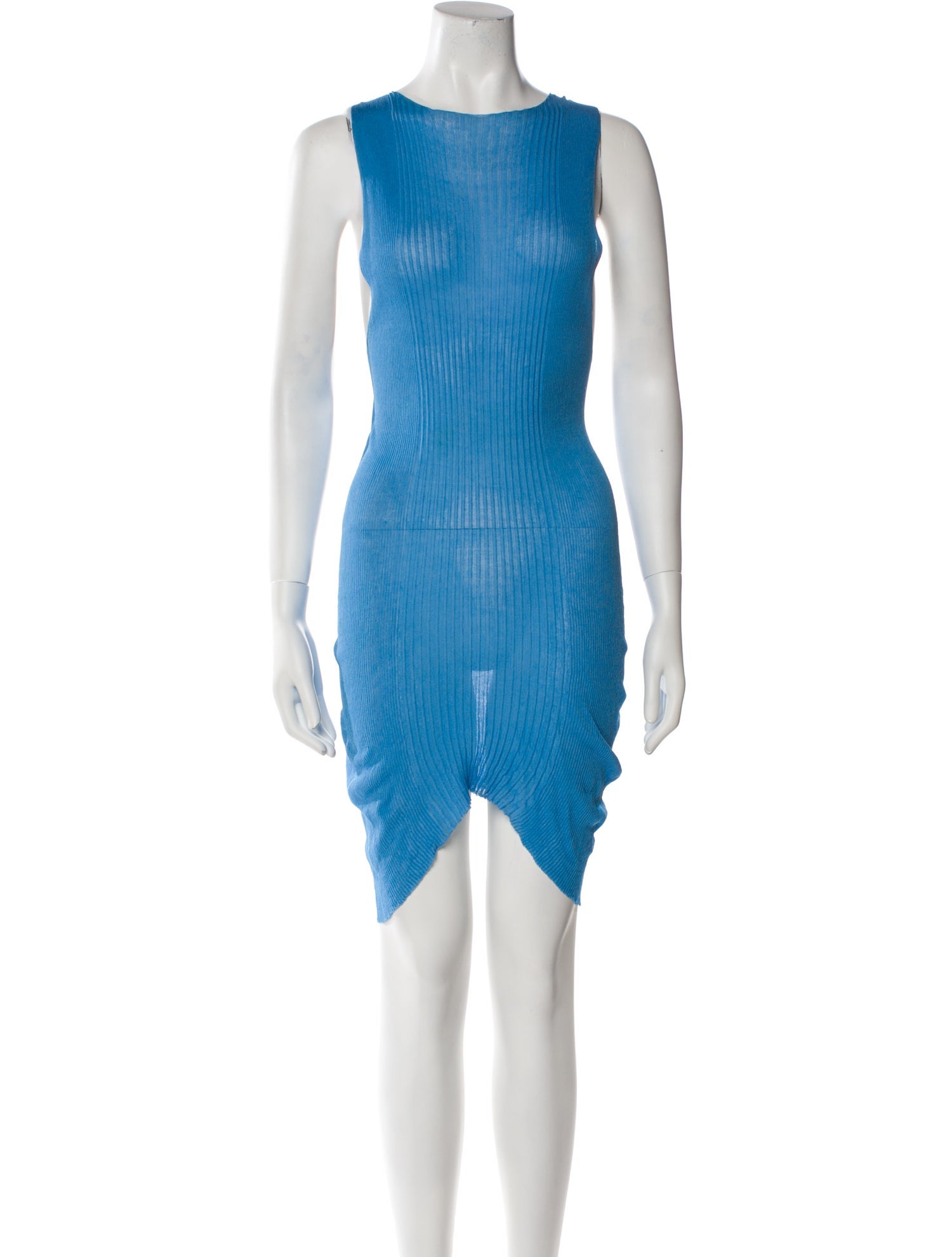 Bottega Veneta Crew Neck Knee-Length Dress