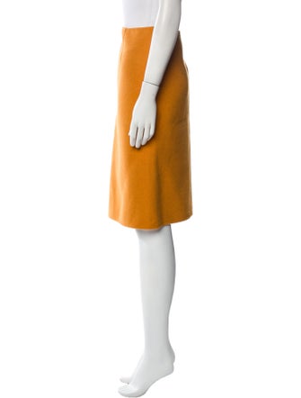 Bottega Veneta Cashmere Knee-Length Skirt