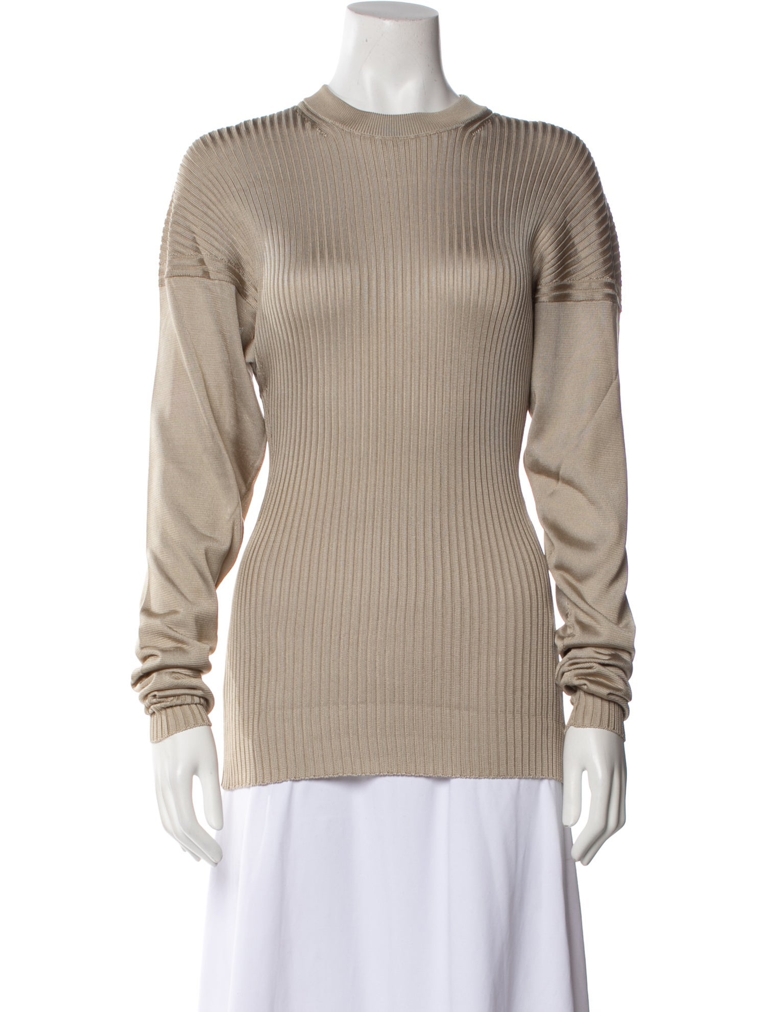 Bottega Veneta Silk Crew Neck Top w/ Tags