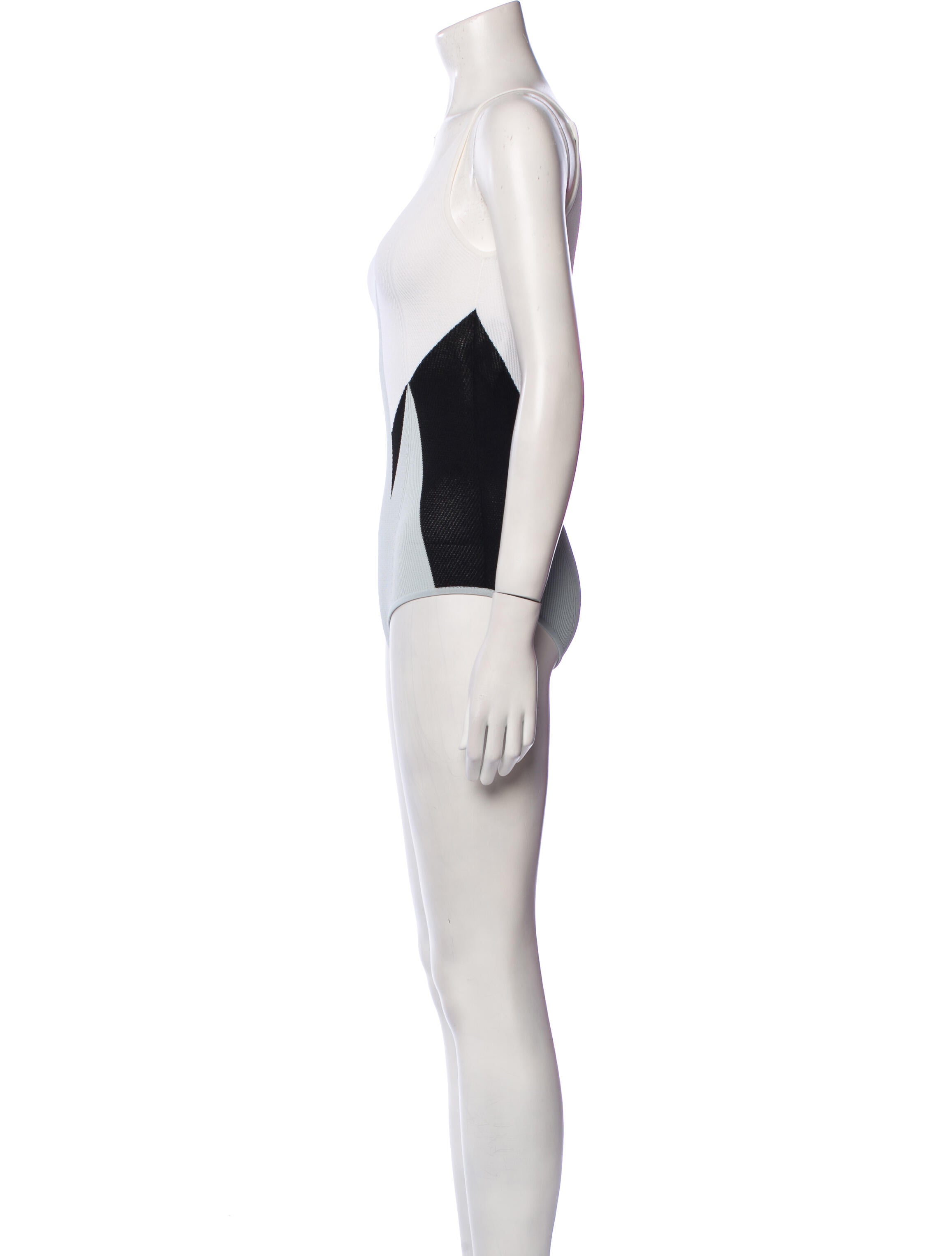 Bottega Veneta Plunge Neckline Sleeveless Bodysuit