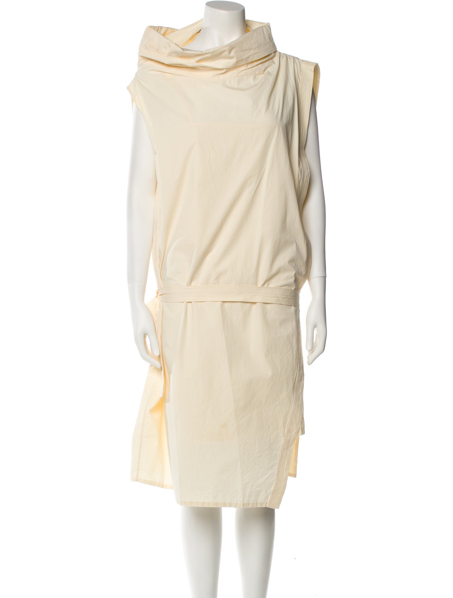 Bottega Veneta Cowl Neck Knee-Length Dress