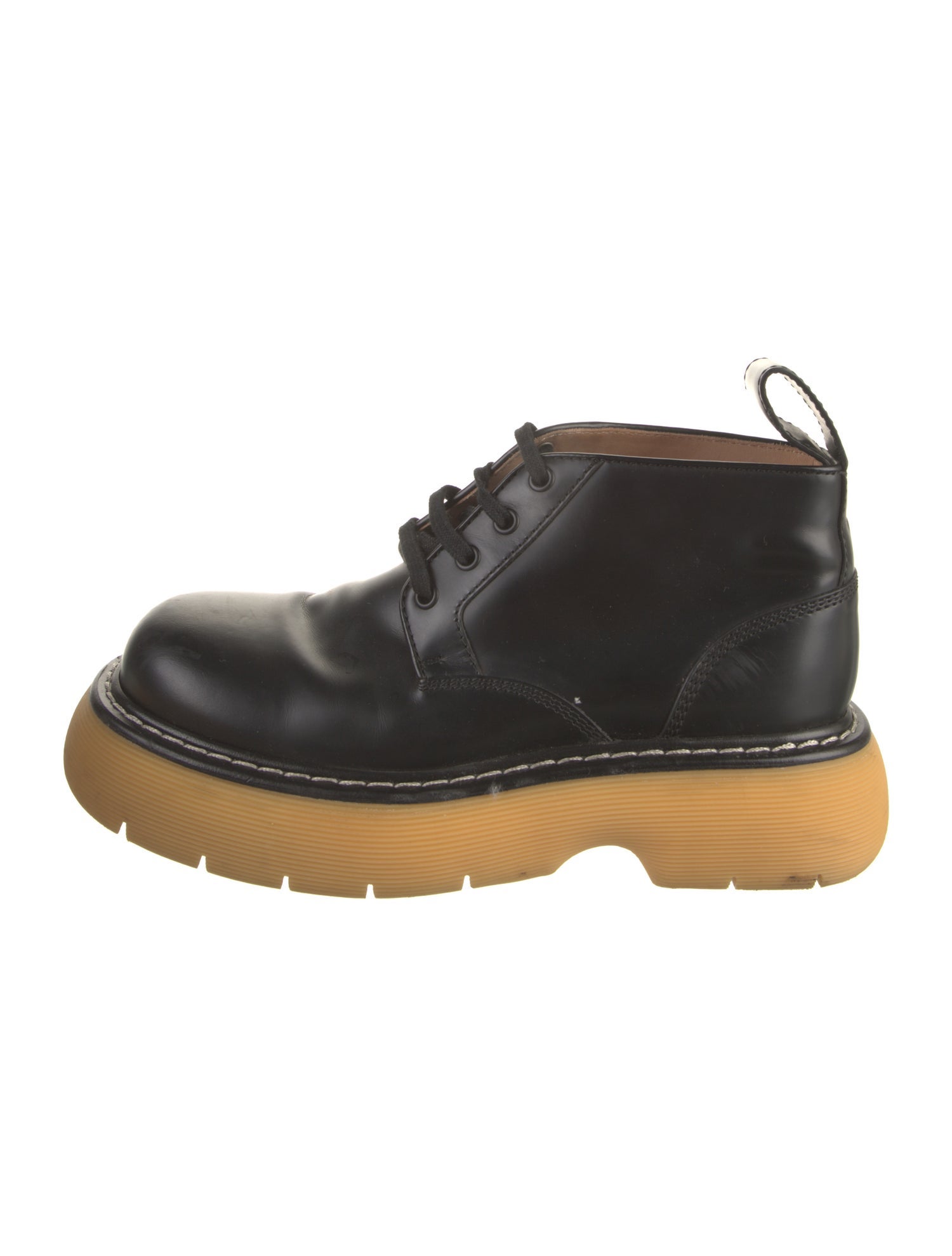 Bottega Veneta Leather Lace-Up Boots