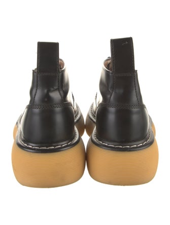 Bottega Veneta Leather Lace-Up Boots
