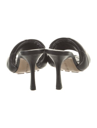 Bottega Veneta Quilted Pattern Leather Slides