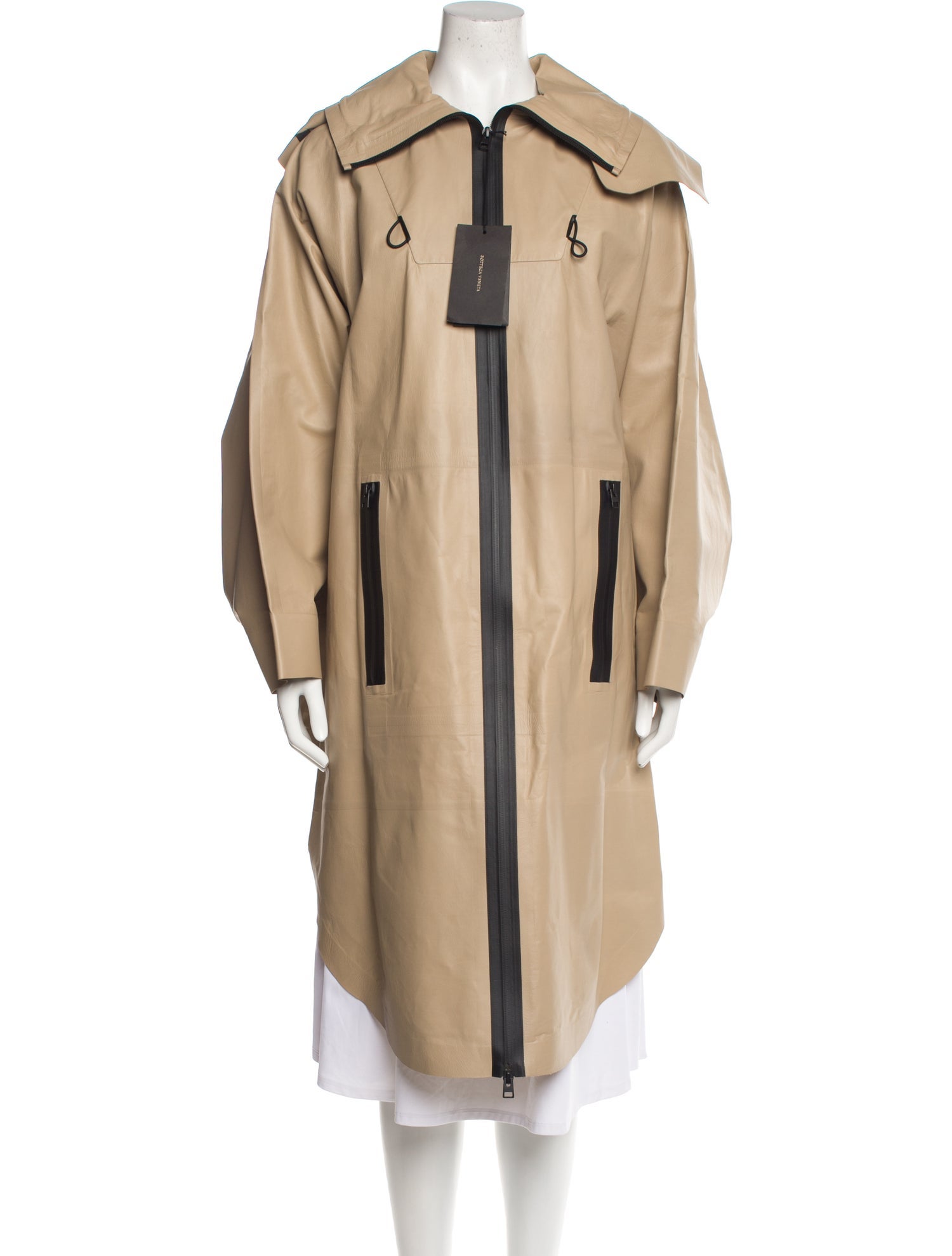 Bottega Veneta Calf Leather Coat w/ Tags