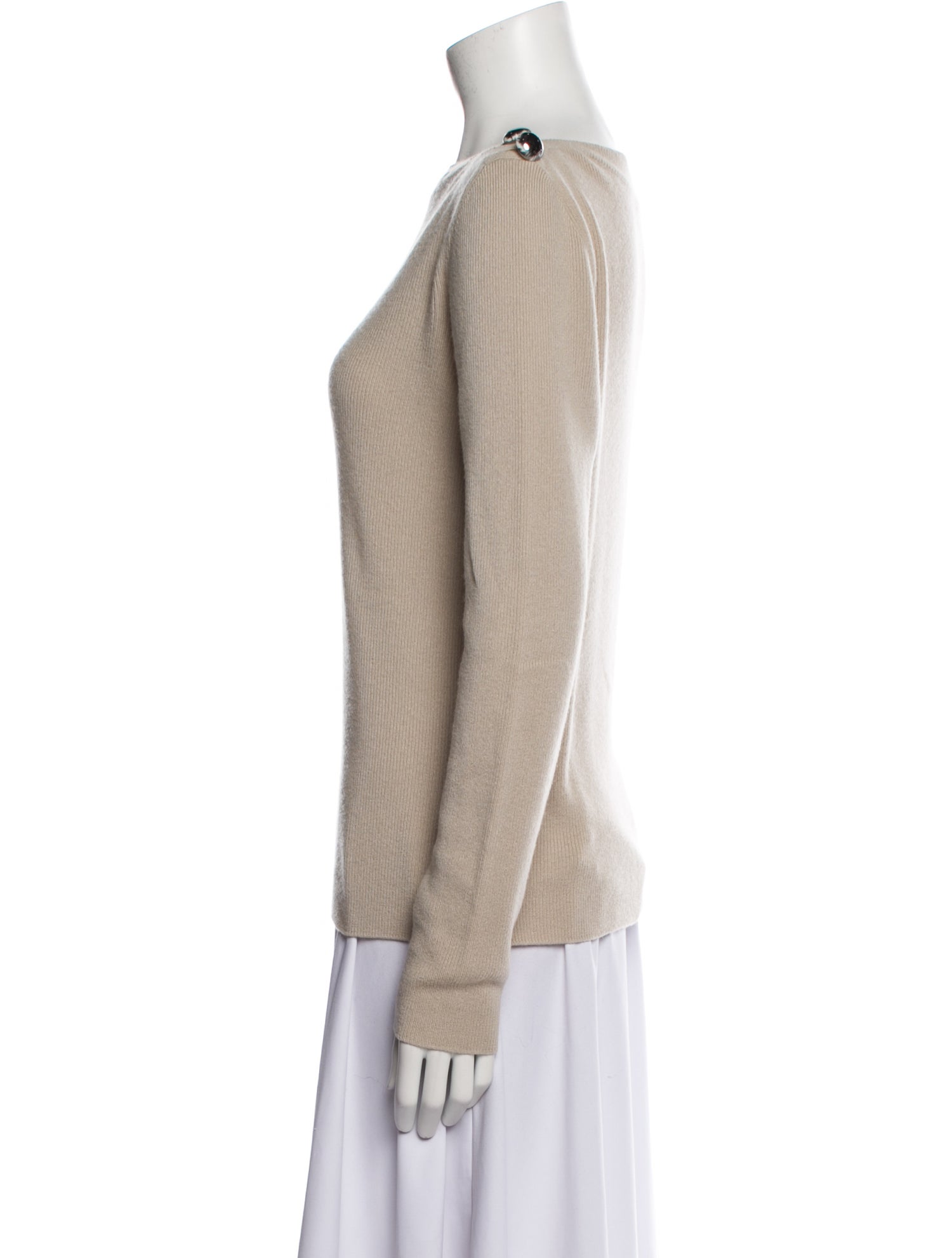 Bottega Veneta Cashmere Bateau Neckline Sweater