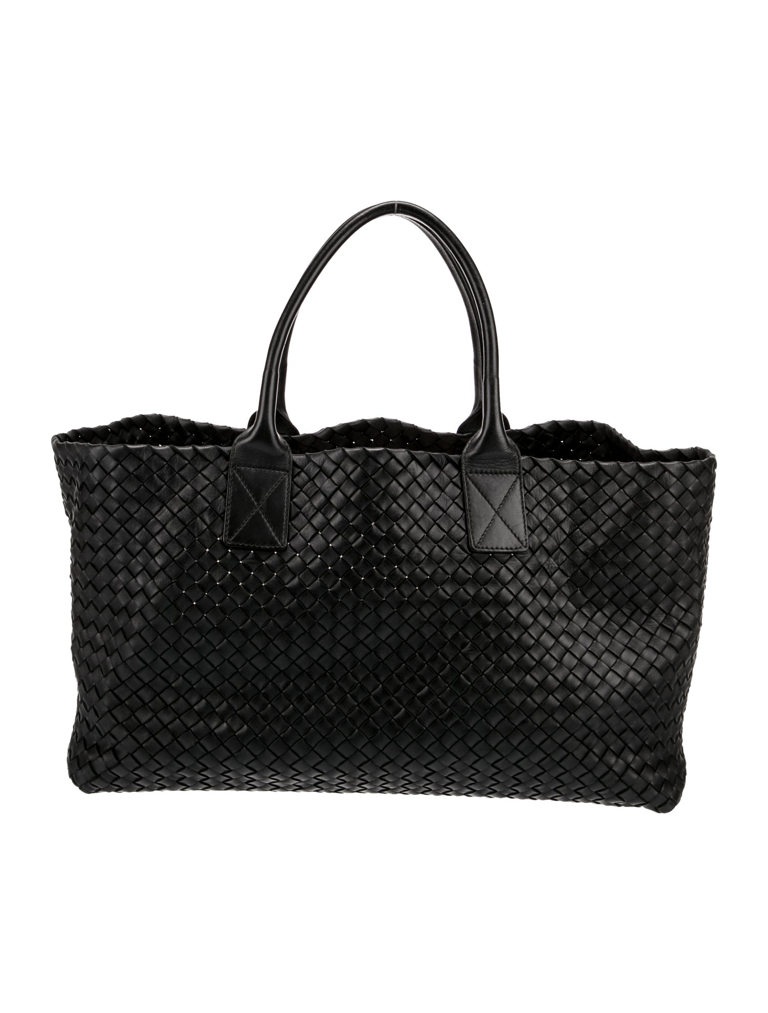 Bottega Veneta Leather Ostrich Intrecciato Small