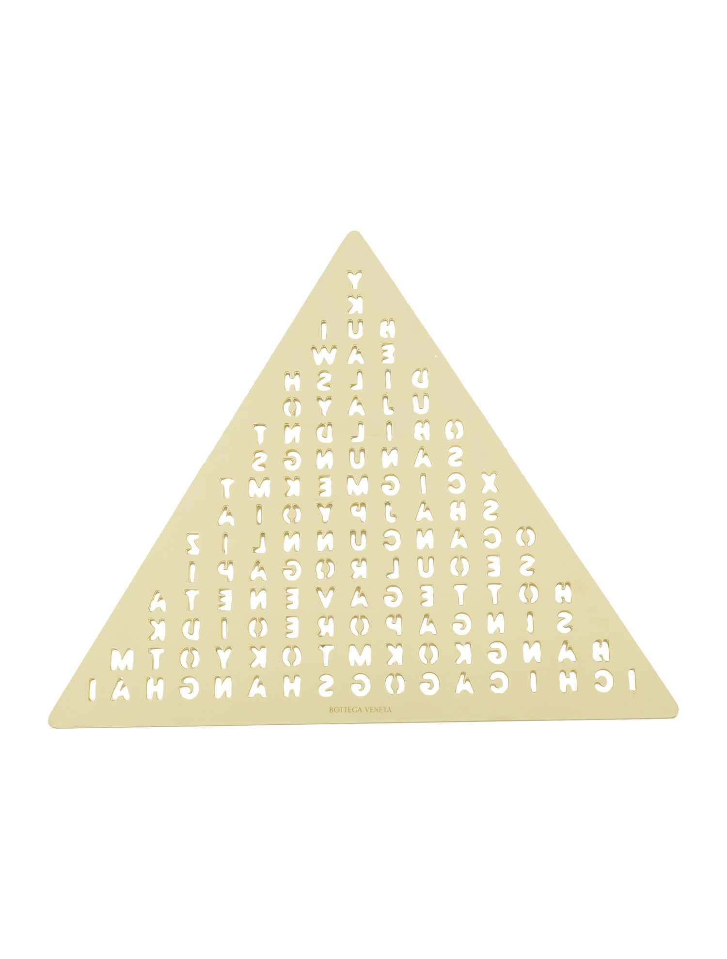 Bottega Veneta Word Pyramid Decorative Object
