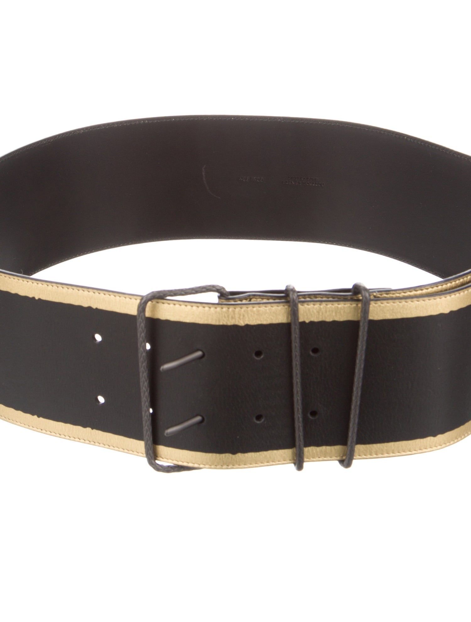 Bottega Veneta Wide Leather Belt