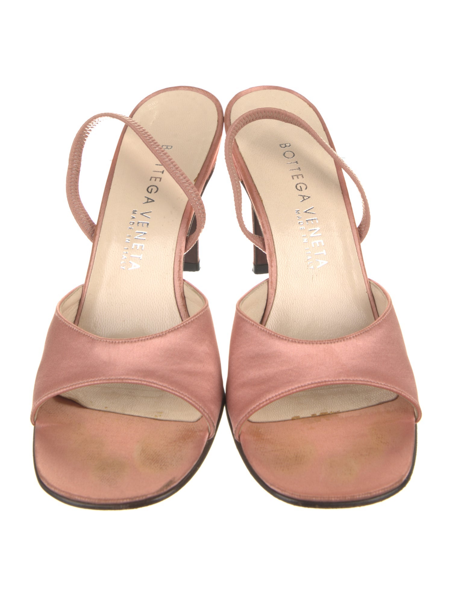 Bottega Veneta Intrecciato Weave Leather Slingback Sandals