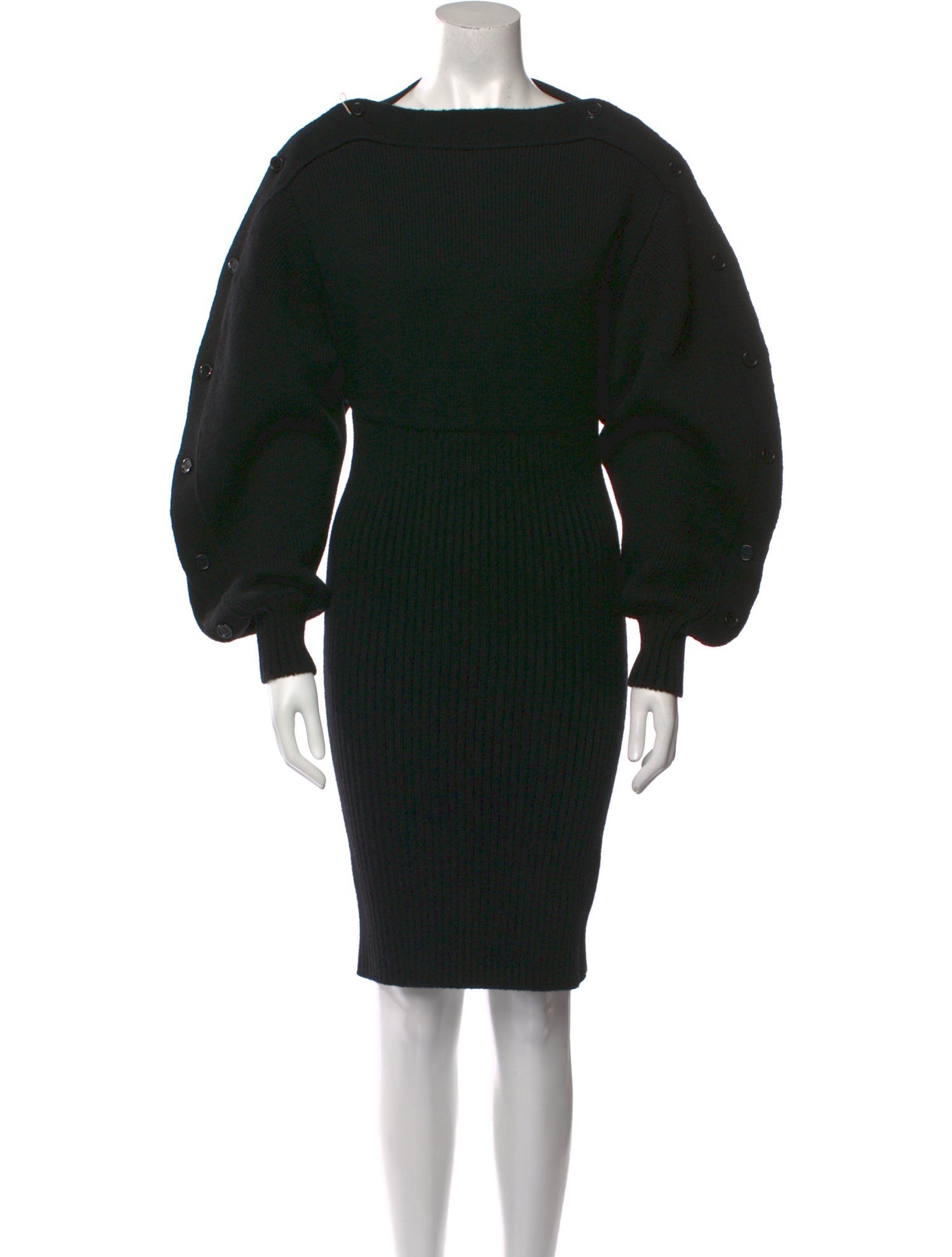 Bottega Veneta Wool Knee-Length Dress