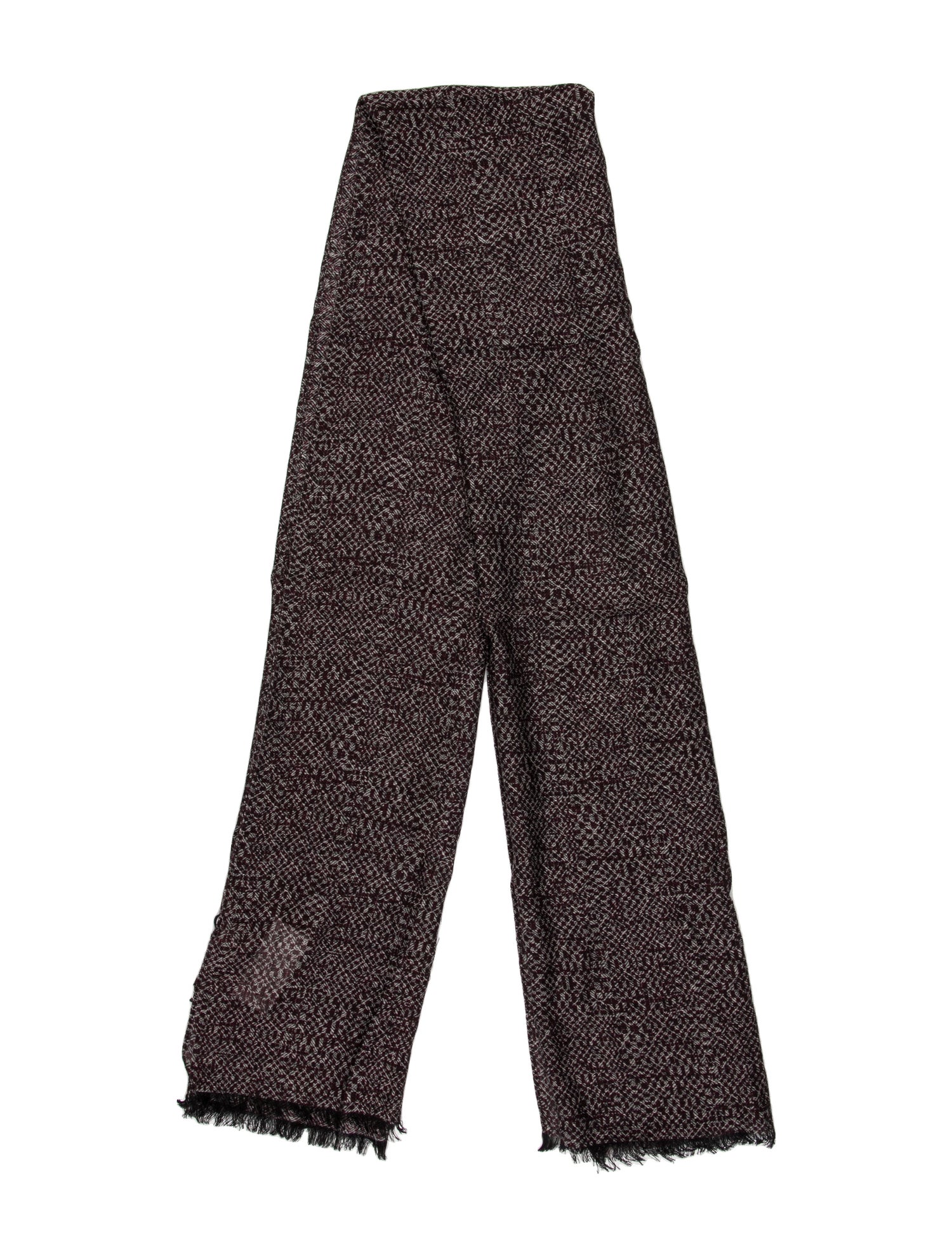 Bottega Veneta Wool Printed Scarf w/ Tags