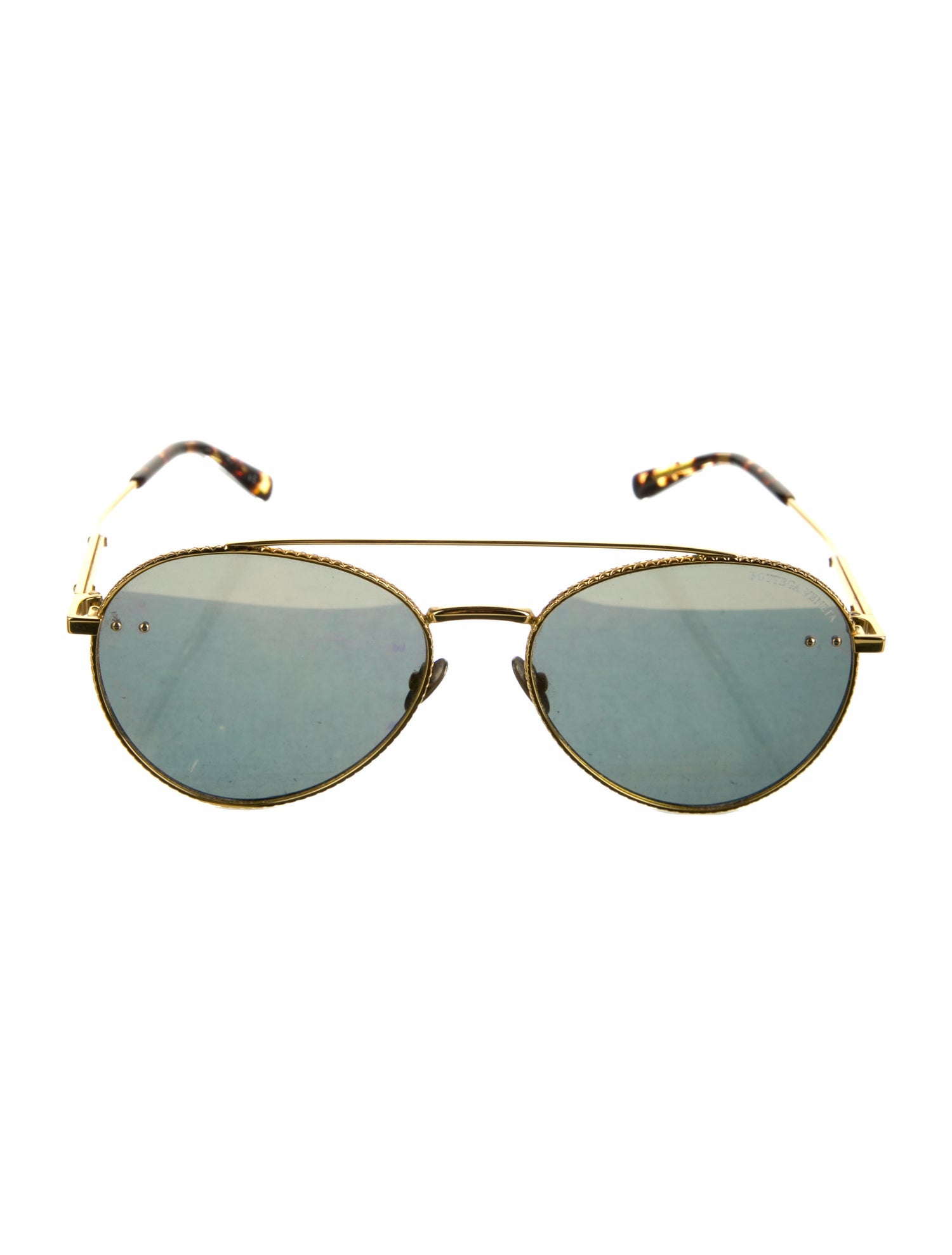Bottega Veneta Aviator Mirrored Sunglasses