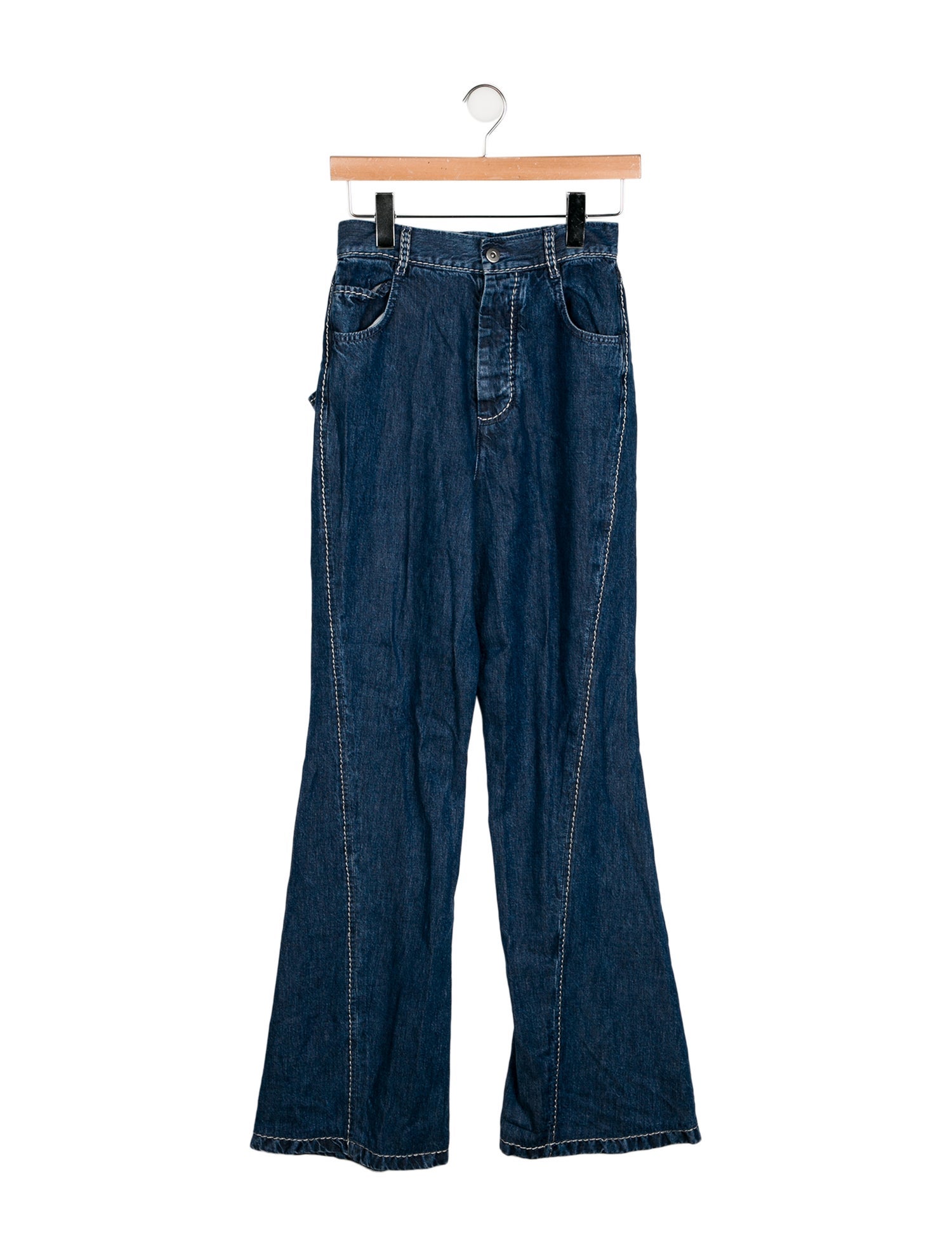 Bottega Veneta High-Rise Wide Leg Jeans