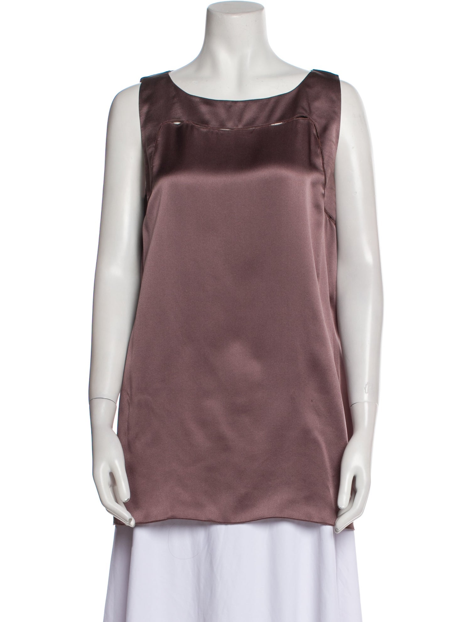 Bottega Veneta Silk Scalloped Accent Skirt Set