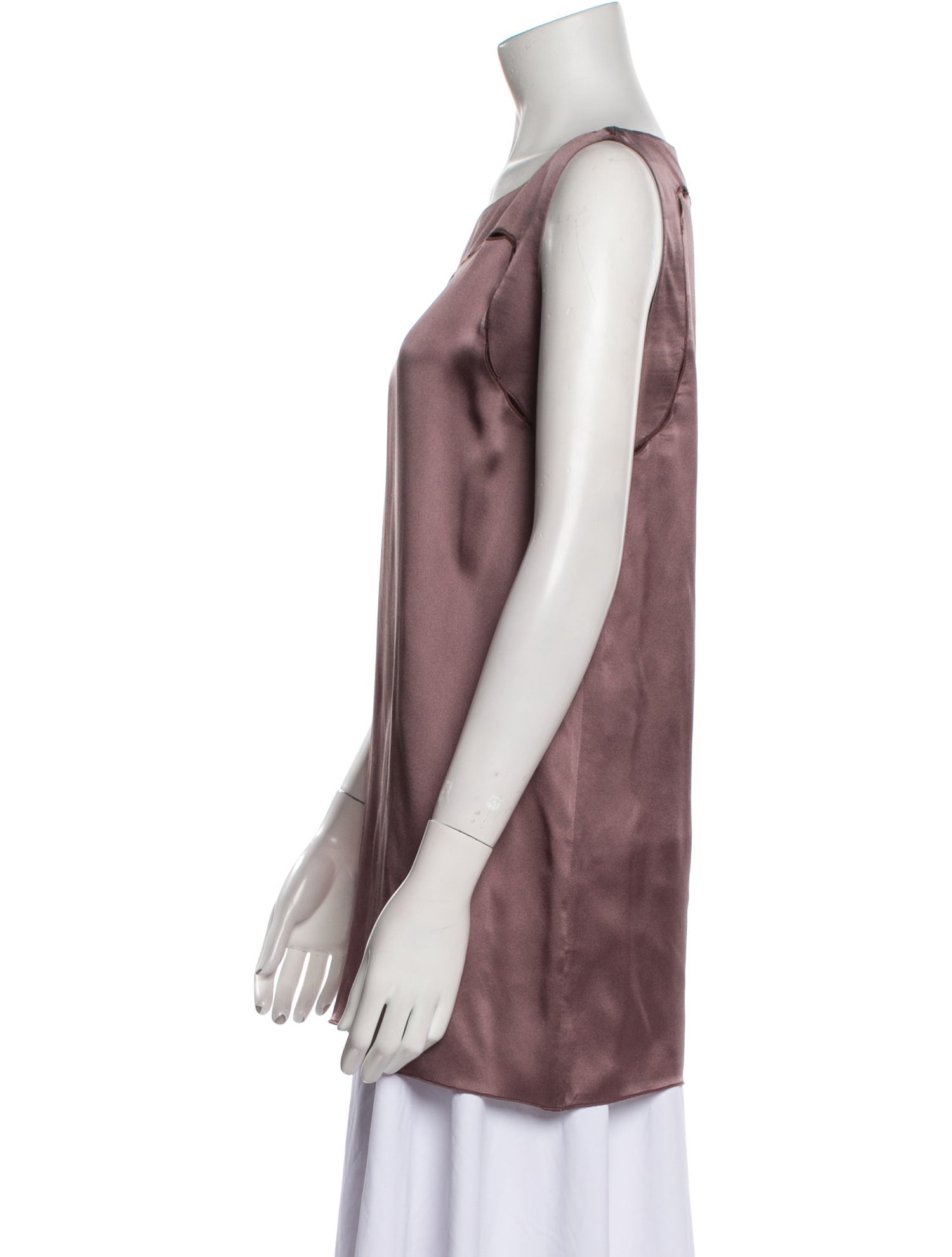 Bottega Veneta Silk Scalloped Accent Skirt Set