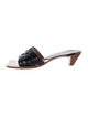 Bottega Veneta Intrecciato Weave Leather Slides
