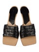 Bottega Veneta Intrecciato Weave Leather Slides