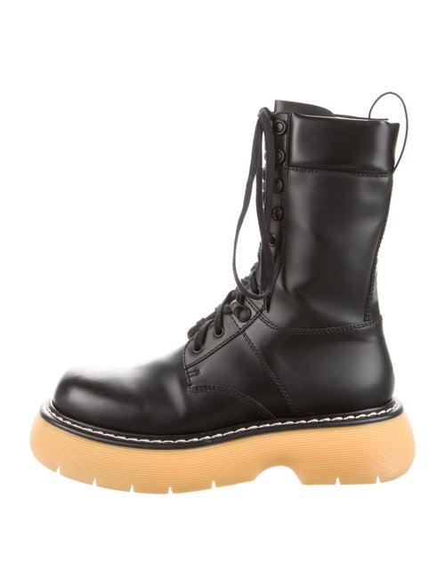 Bottega Veneta Leather Combat Boots