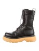 Bottega Veneta Leather Combat Boots