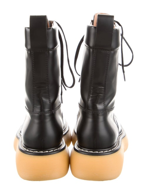 Bottega Veneta Leather Combat Boots