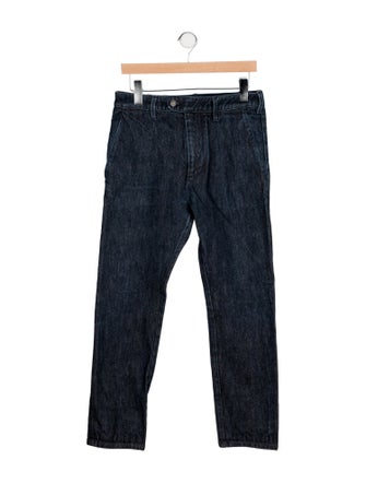 Bottega Veneta High-Rise Straight Leg Jeans