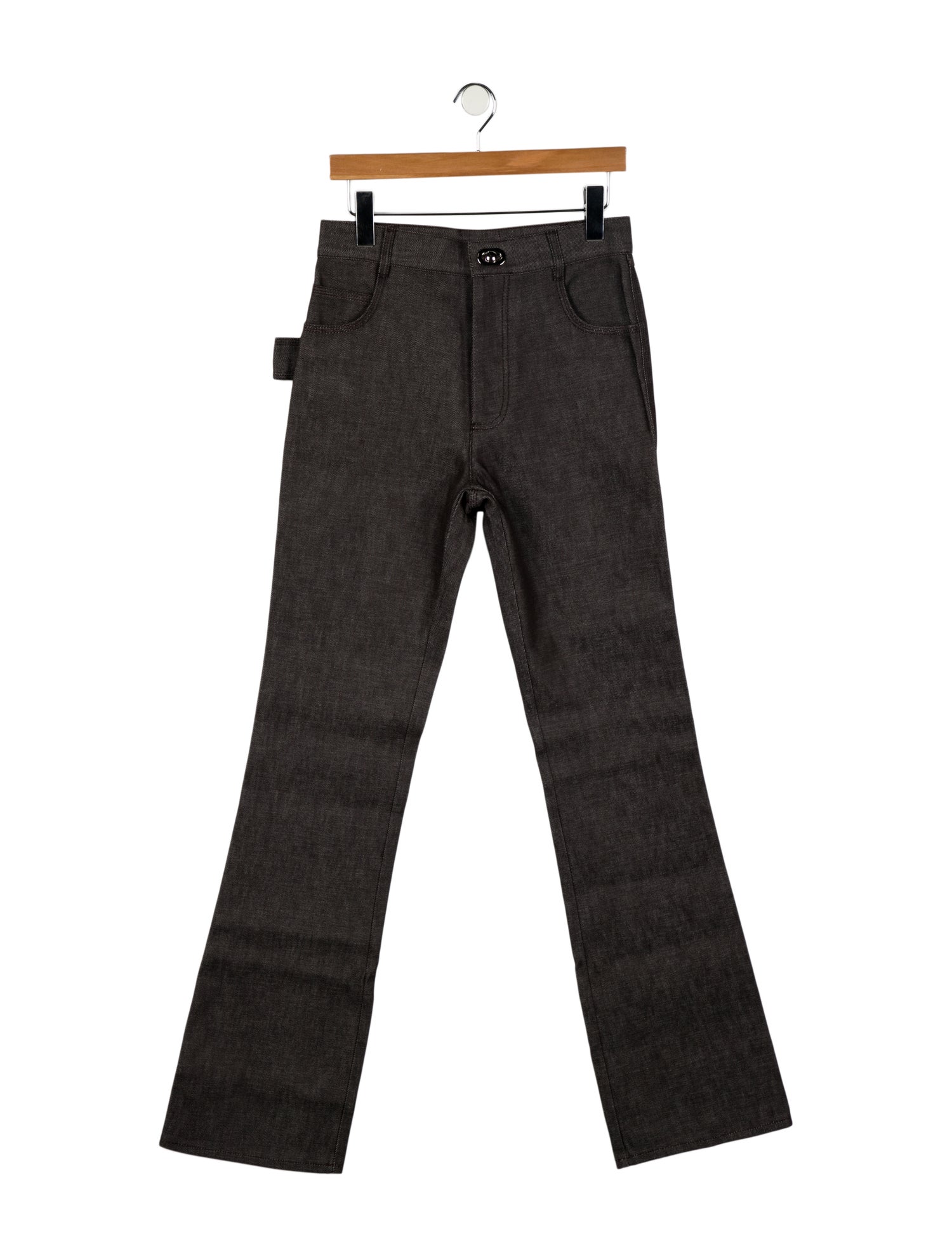 Bottega Veneta High-Rise Wide Leg Jeans