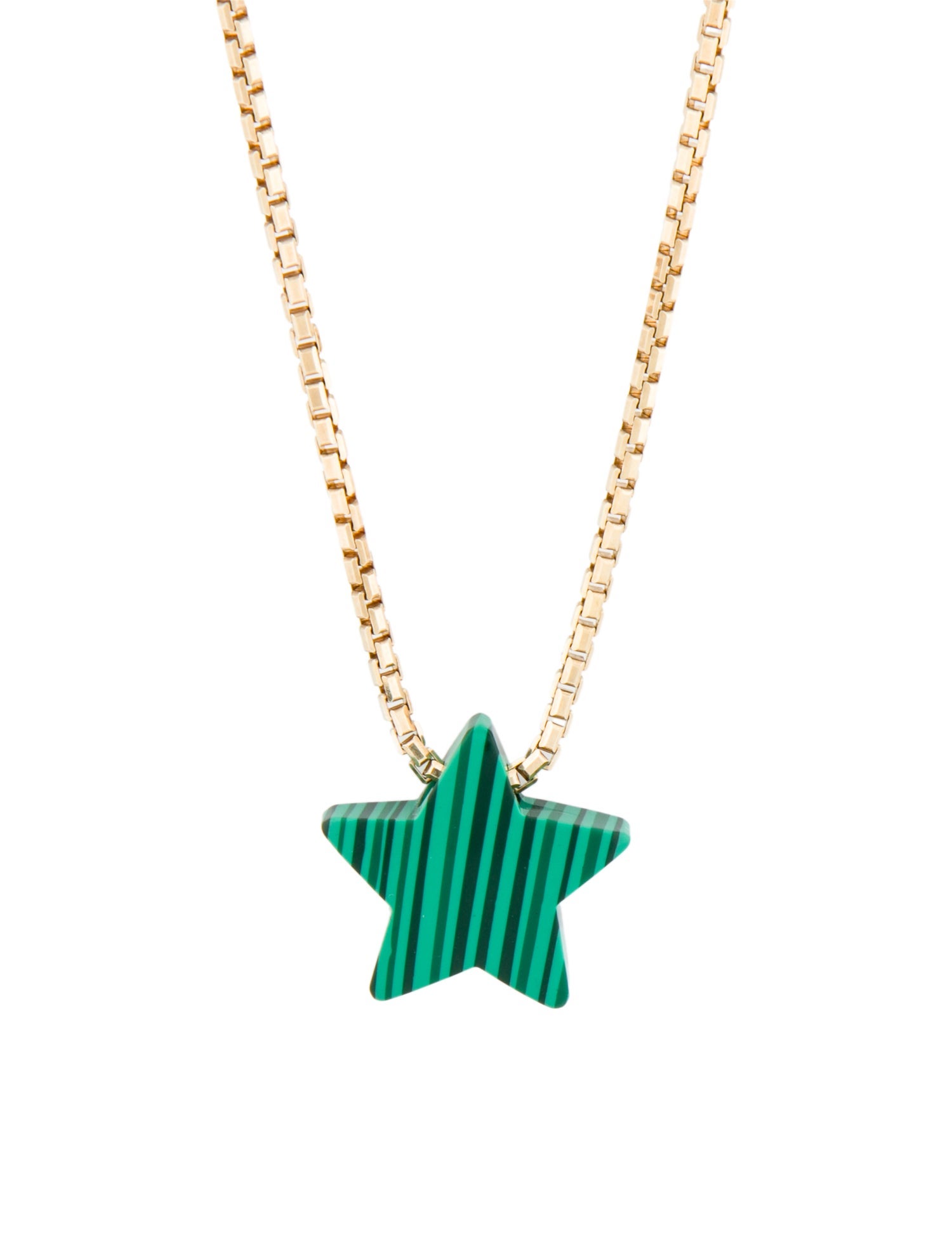 Bottega Veneta Resin star Pendant Necklace