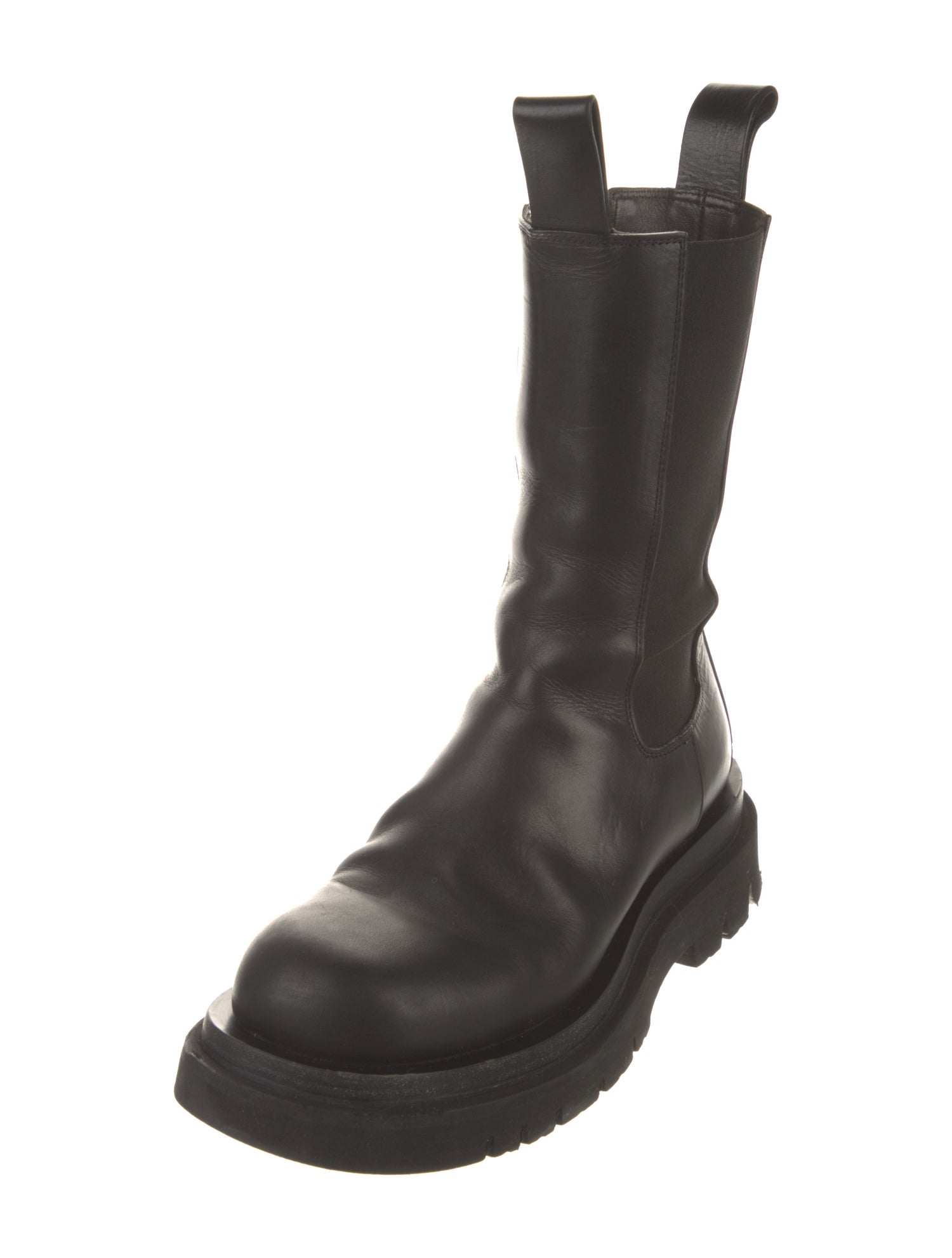 Bottega Veneta Leather Combat Boots