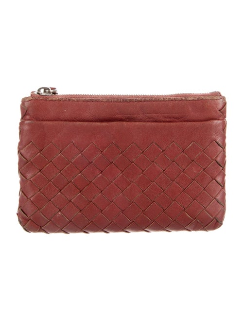 Bottega Veneta Intrecciato Weave Lambskin Coin Pouch