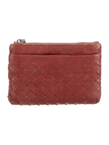 Bottega Veneta Wallets Intrecciato Weave Lambskin Coin Pouch