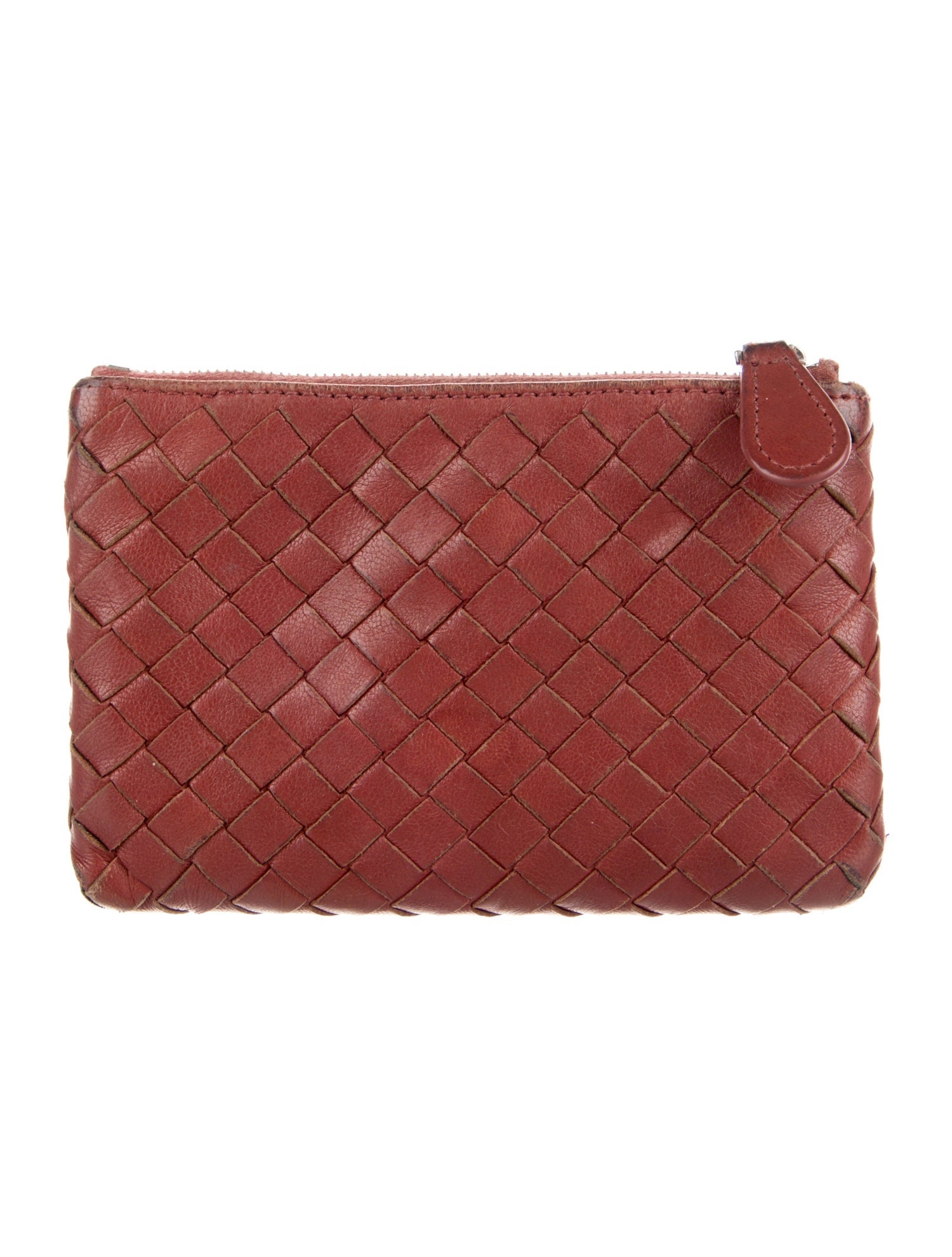 Bottega Veneta Intrecciato Weave Lambskin Coin Pouch