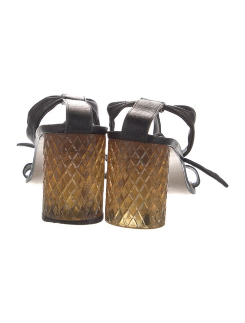 Bottega Veneta Intrecciato Weave Leather Sandals