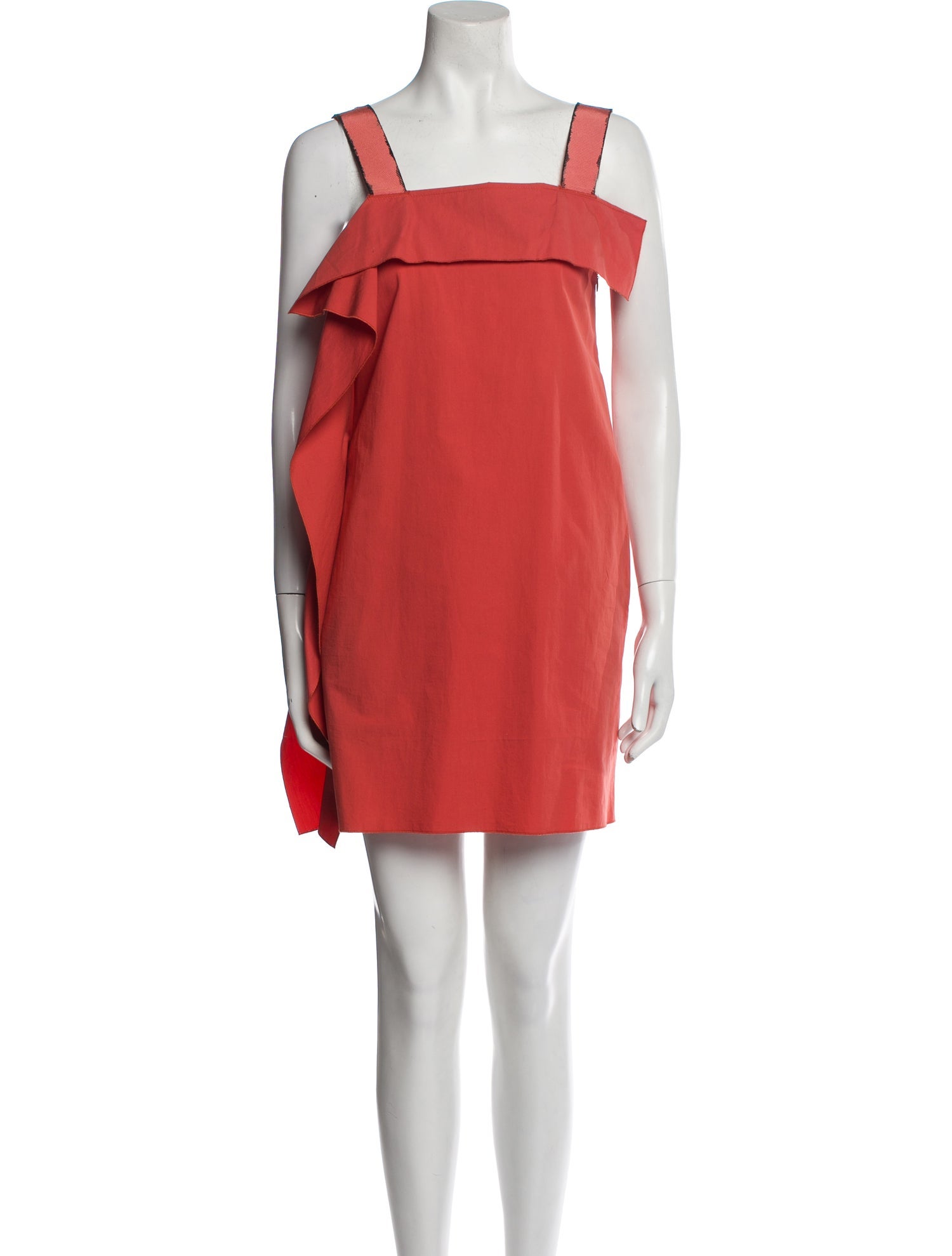 Bottega Veneta Square Neckline Mini Dress
