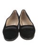 Bottega Veneta Intrecciato Weave Velvet Flats