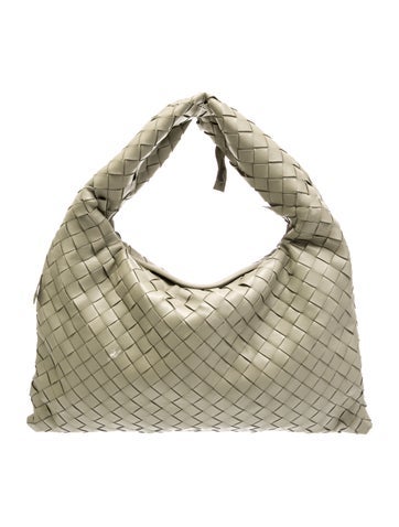Bottega Veneta Hobos Leather Hop Intrecciato