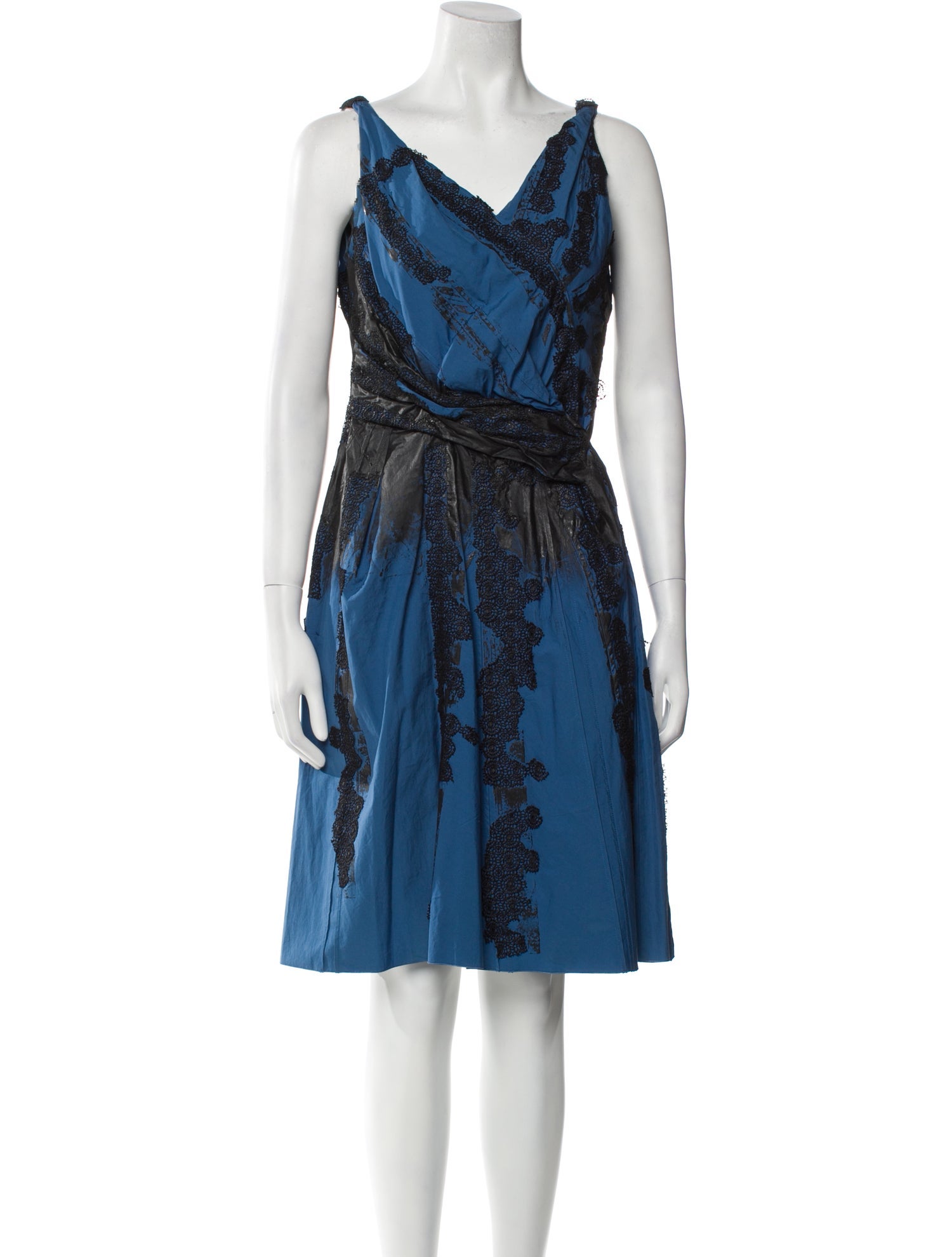 Bottega Veneta Printed Knee-Length Dress