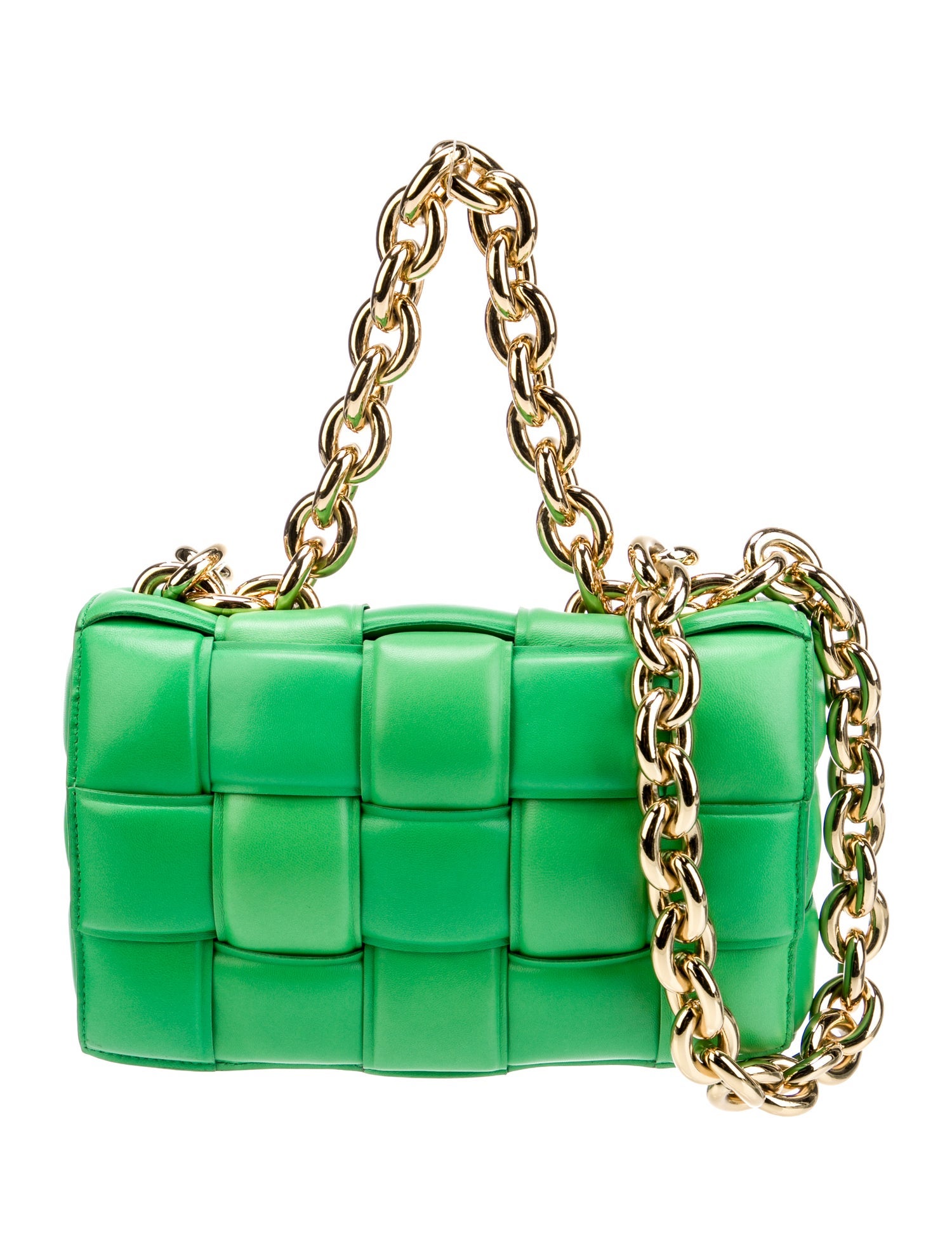 Bottega Veneta Leather Chain Padded Cassette