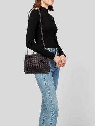 Bottega Veneta Lambskin Andiamo Small