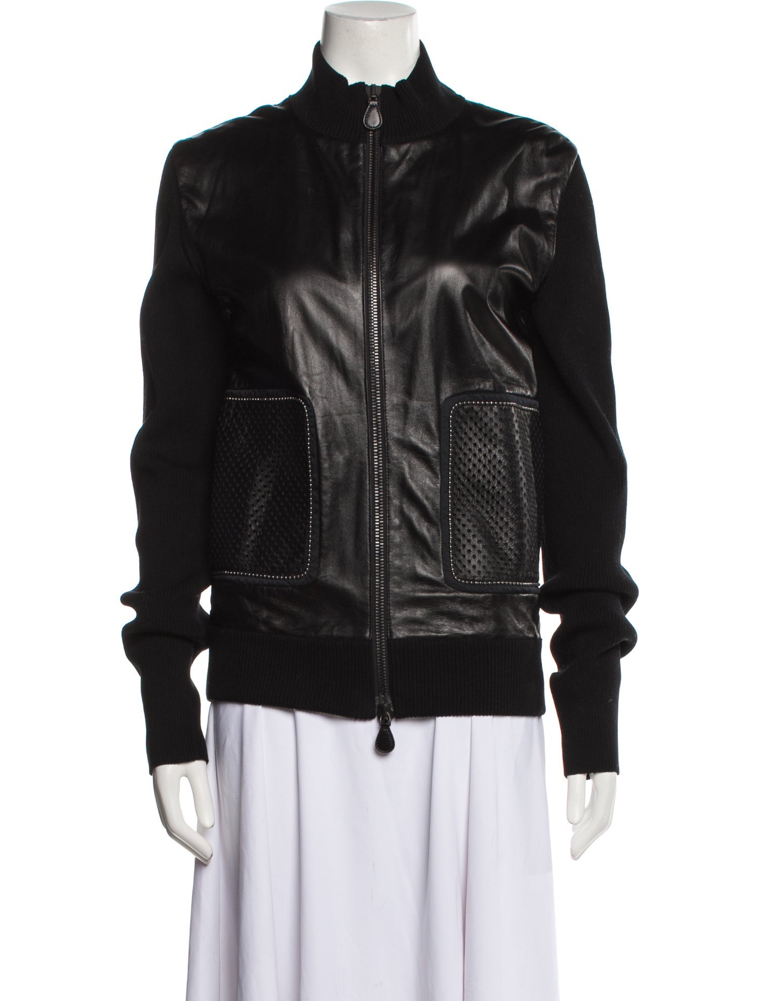 Bottega Veneta Leather Biker Jacket