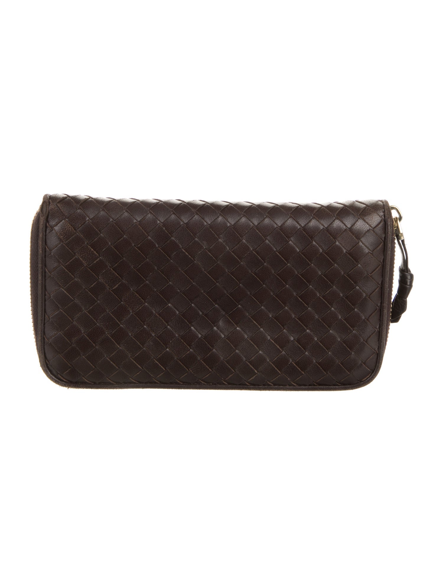 Bottega Veneta Intrecciato Weave Leather Wallet