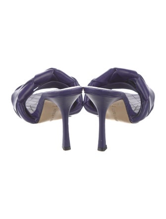 Bottega Veneta Intrecciato Weave Leather Slides