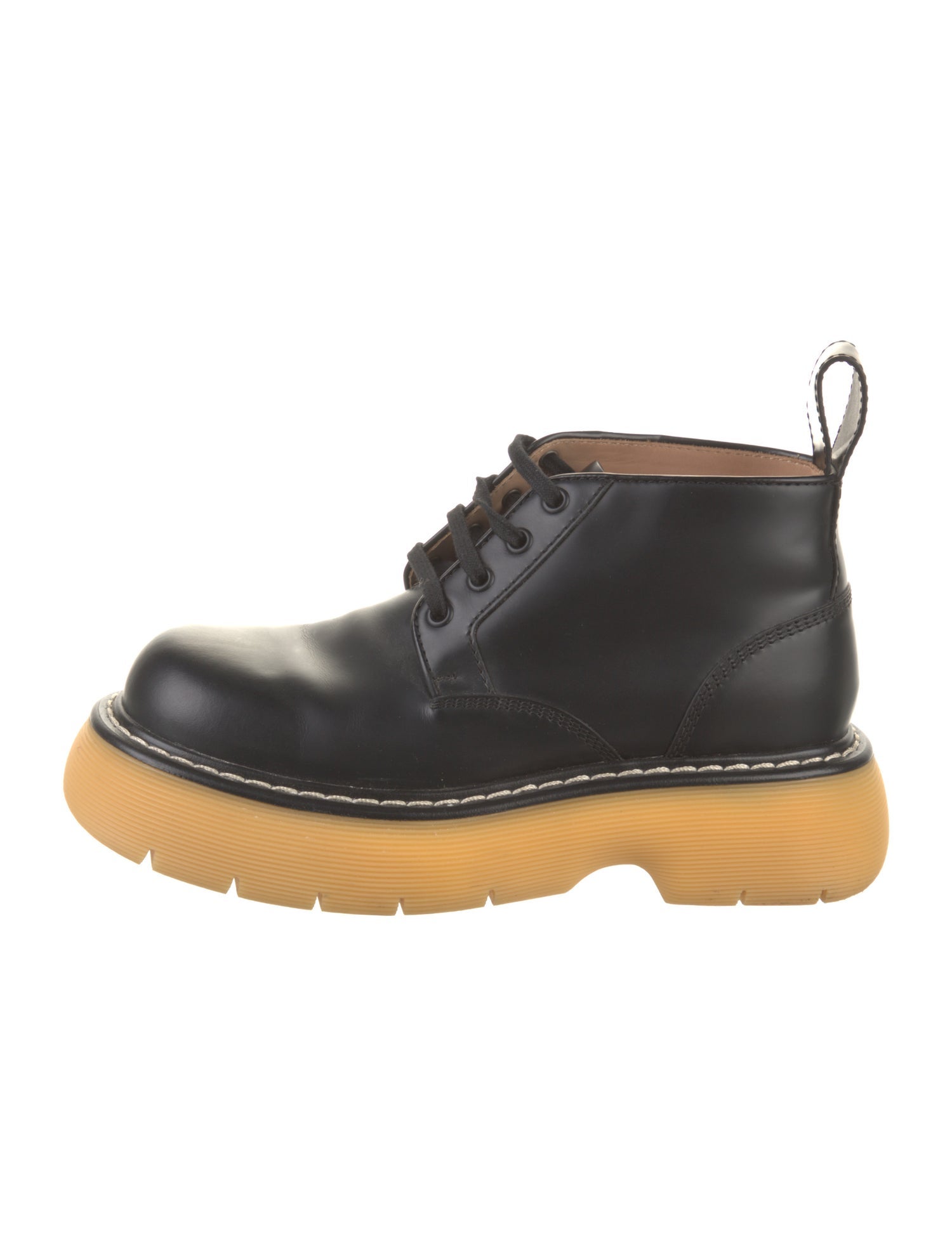 Bottega Veneta Leather Combat Boots