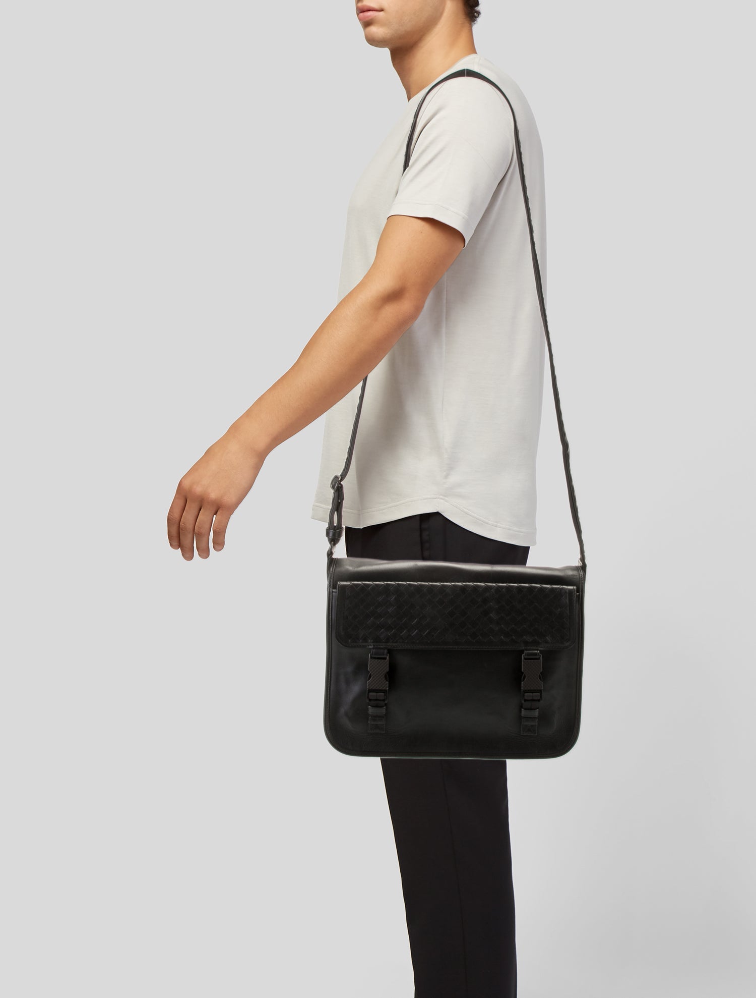 Bottega Veneta Intrecciato Messenger Bag