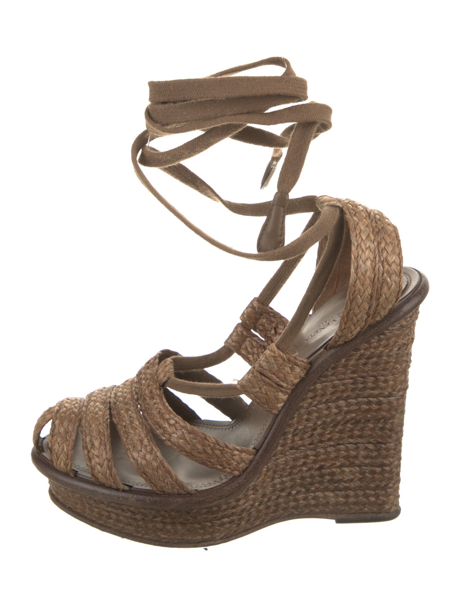 Bottega Veneta Raffia Braided Accents Espadrilles