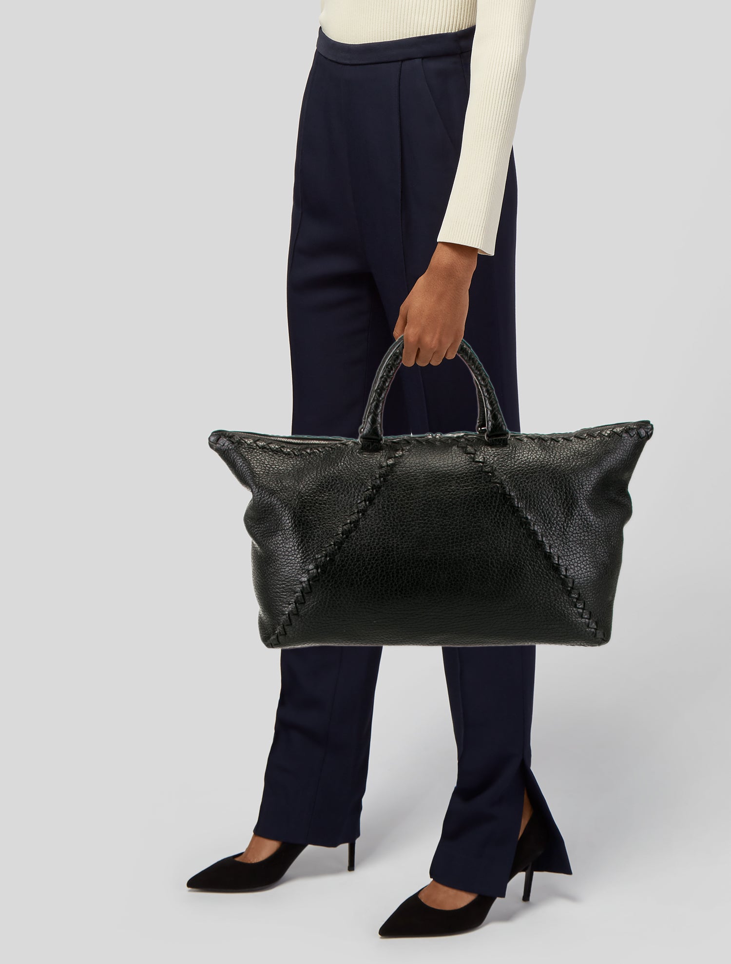 Bottega Veneta Intrecciato Weekender Bag Vintage