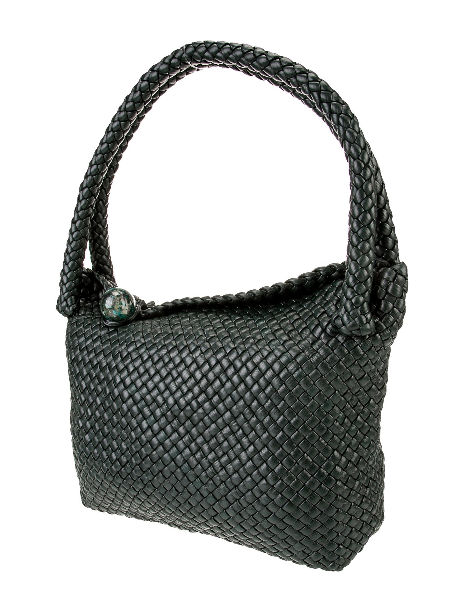 Bottega Veneta Leather intrecciato w/ Tags