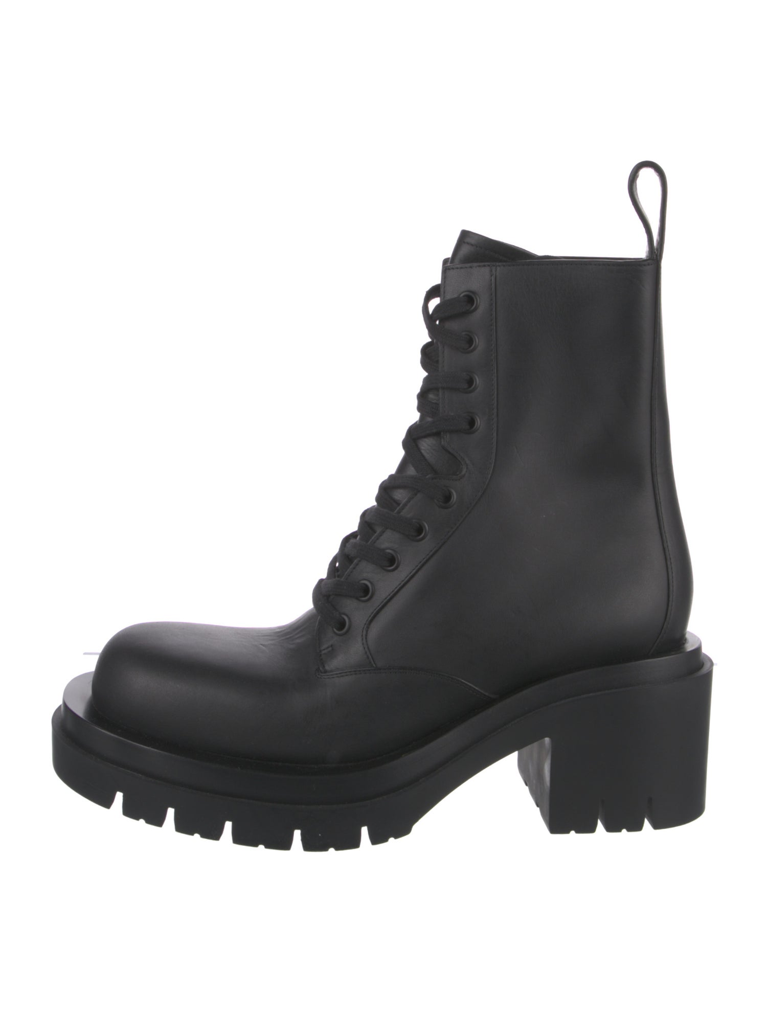 Bottega Veneta Leather Combat Boots