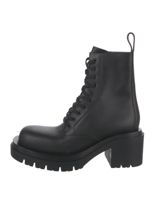 Bottega Veneta Leather Combat Boots